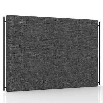 Cabeceira Cama Box Casal Queen 160cm Oscar P02 Linho Cinza Escuro - Mpozenato