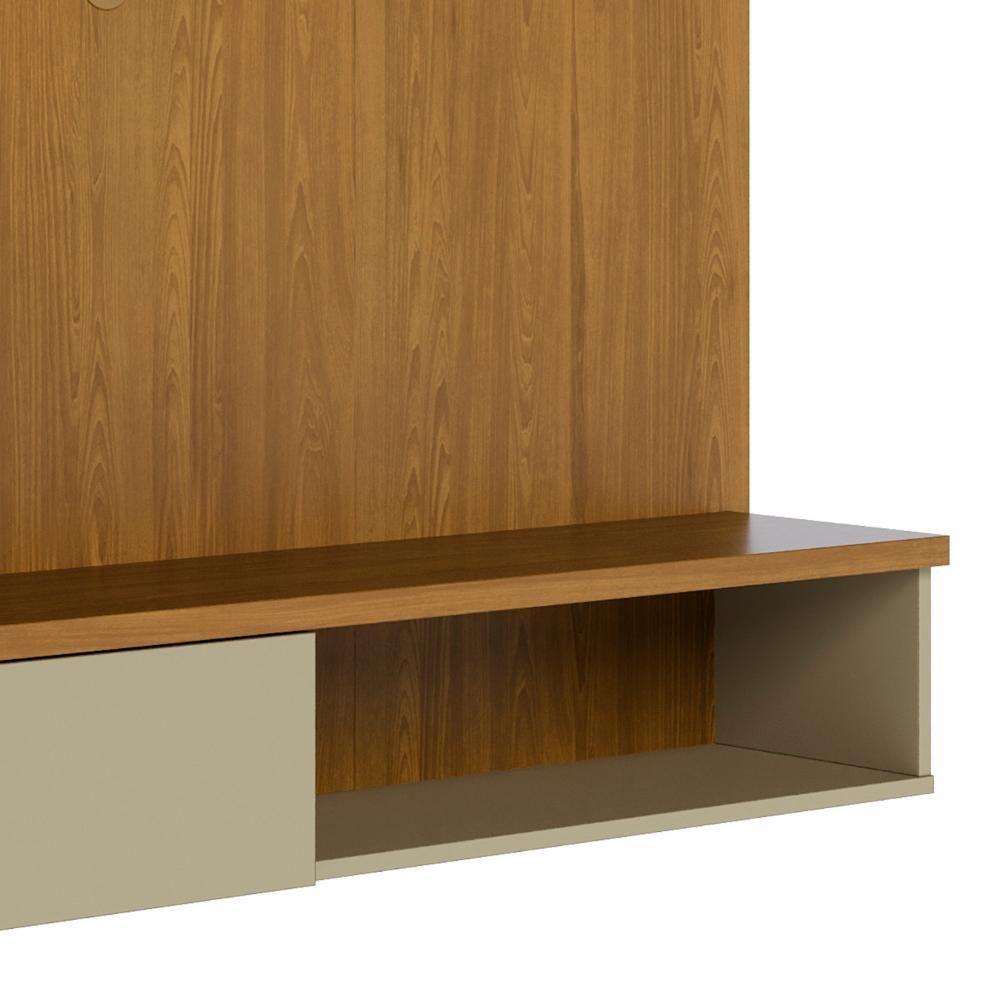 Painel Tv 55 Pol E Bancada Suspensa Talyn Z10 Cumaru-opala - Mpozenato - 6