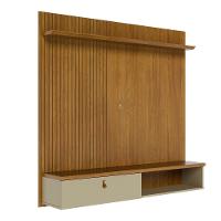 Painel Tv 55 Pol E Bancada Suspensa Talyn Z10 Cumaru-opala - Mpozenato - 5