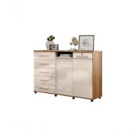 Cômoda Max 2020 Com 2 Portas E 6 Gavetas Freijo-off White Lukaliam - 5