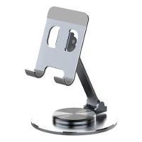 Suporte De Mesa Giratório 360º Dobrável Ajustável Compacto Para Celular Tablet - 1