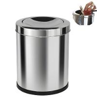 Lixeira Basculante Multiuso Inox 12 Litros - Design Moderno e Praticidade - 2