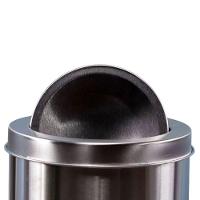 Lixeira Basculante Multiuso Inox 12 Litros - Design Moderno e Praticidade - 9