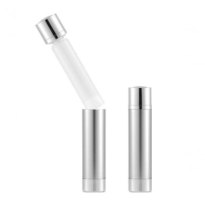 Frasco Airless Premium Para Cosméticos 15ml Prata