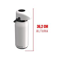 Garrafa Térmica Pressão Verona 1,8 L Branca - Unitermi - 3