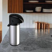 Garrafa Térmica Pressão Verona 1 L Inox - Unitermi - 2
