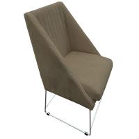 Kit 04 Cadeiras Ana Base De Ferro Prata Suede Marrom Rato D'classe Decor - 3