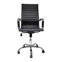 Kit Cadeira De Escritório Presidente Stripes + 2 Cadeiras De Escritório Diretor Stripes Pretas - 5