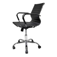 Kit Cadeira De Escritório Presidente Stripes + 2 Cadeiras De Escritório Diretor Stripes Pretas - 9