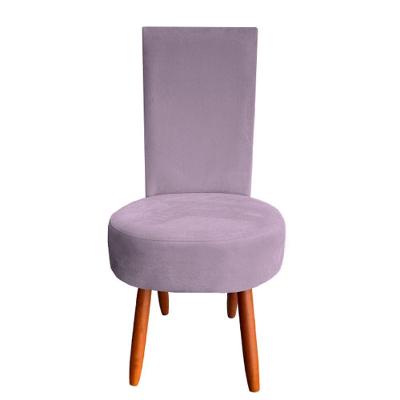 Cadeira De Jantar Lisboa Sued Rosa Bebe D'classe Decor