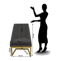 Kit 06 Cadeiras Para Sala De Jantar Ana Base De Ferro Suede Grafite D'classe Decor - 6