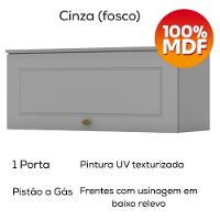 Cozinha Modulada 4 Pecas 280 Cm Ce757 Americana Cinza Henn - 6