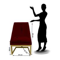 Cadeira Para Sala De Jantar Ana Base De Ferro Suede Marsala D'classe Decor - 5