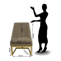 Kit 06 Cadeiras Para Sala De Jantar Ana Base De Ferro Suede Marrom Rato D'classe Decor - 6