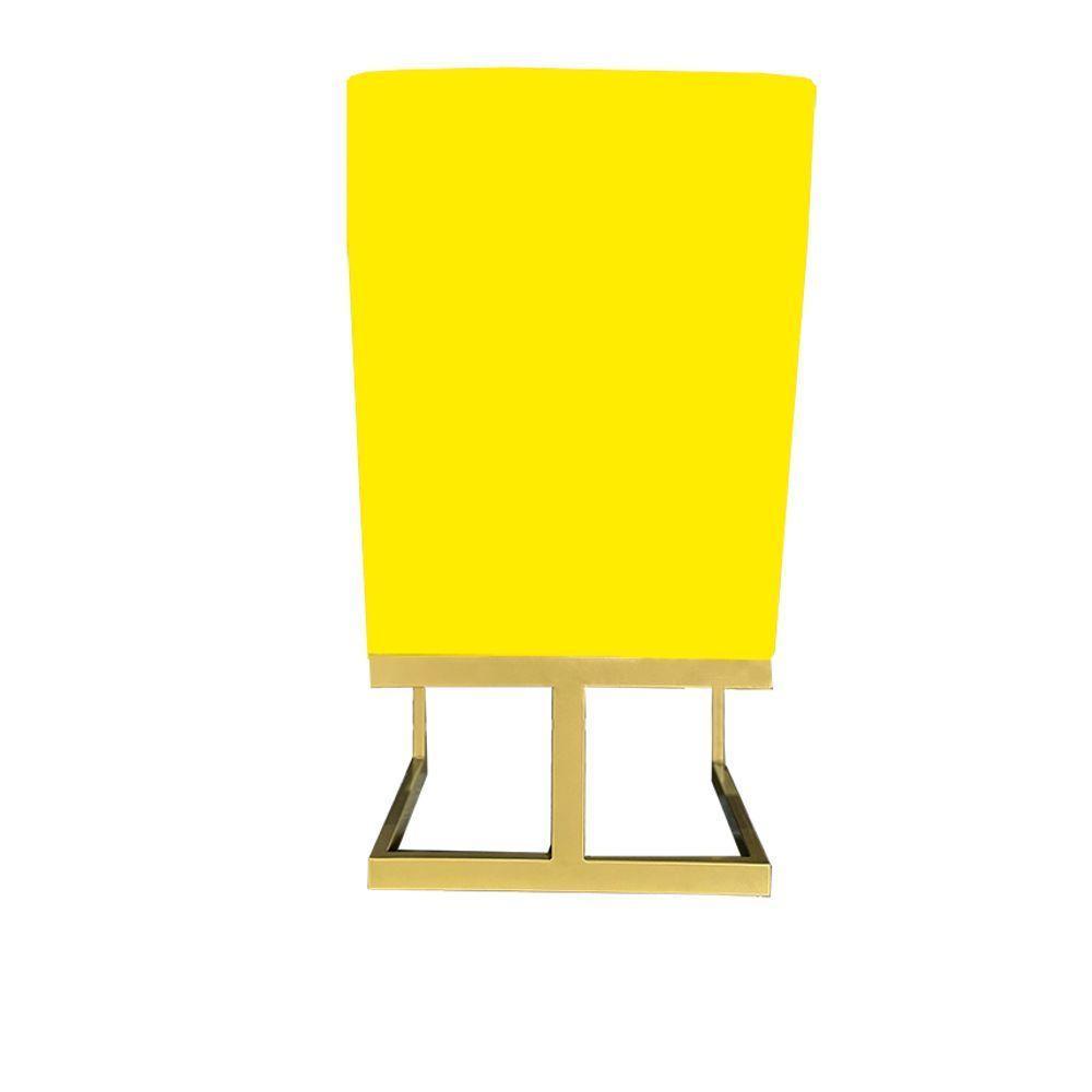 Kit 06 Cadeiras Para Sala De Jantar Ana Base De Ferro Suede Amarelo D'classe Decor - 5