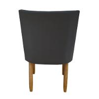 Kit 06 Cadeiras Para Sala De Jantar Tóquio Pés Palito Suede Grafite D'classe Decor