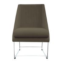 Kit 06 Cadeiras Ana Base De Ferro Prata Suede Marrom Rato D'classe Decor - 2