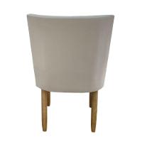 Kit 02 Cadeiras Para Sala De Jantar Tóquio Pés Palito Suede Bege D'classe Decor