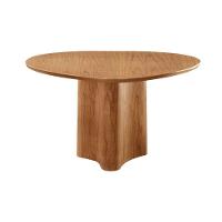 Mesa Selene 135cm Tampo Orgânico Laminado Moderna Mobília Cinamomo Imbuia Nat - 1