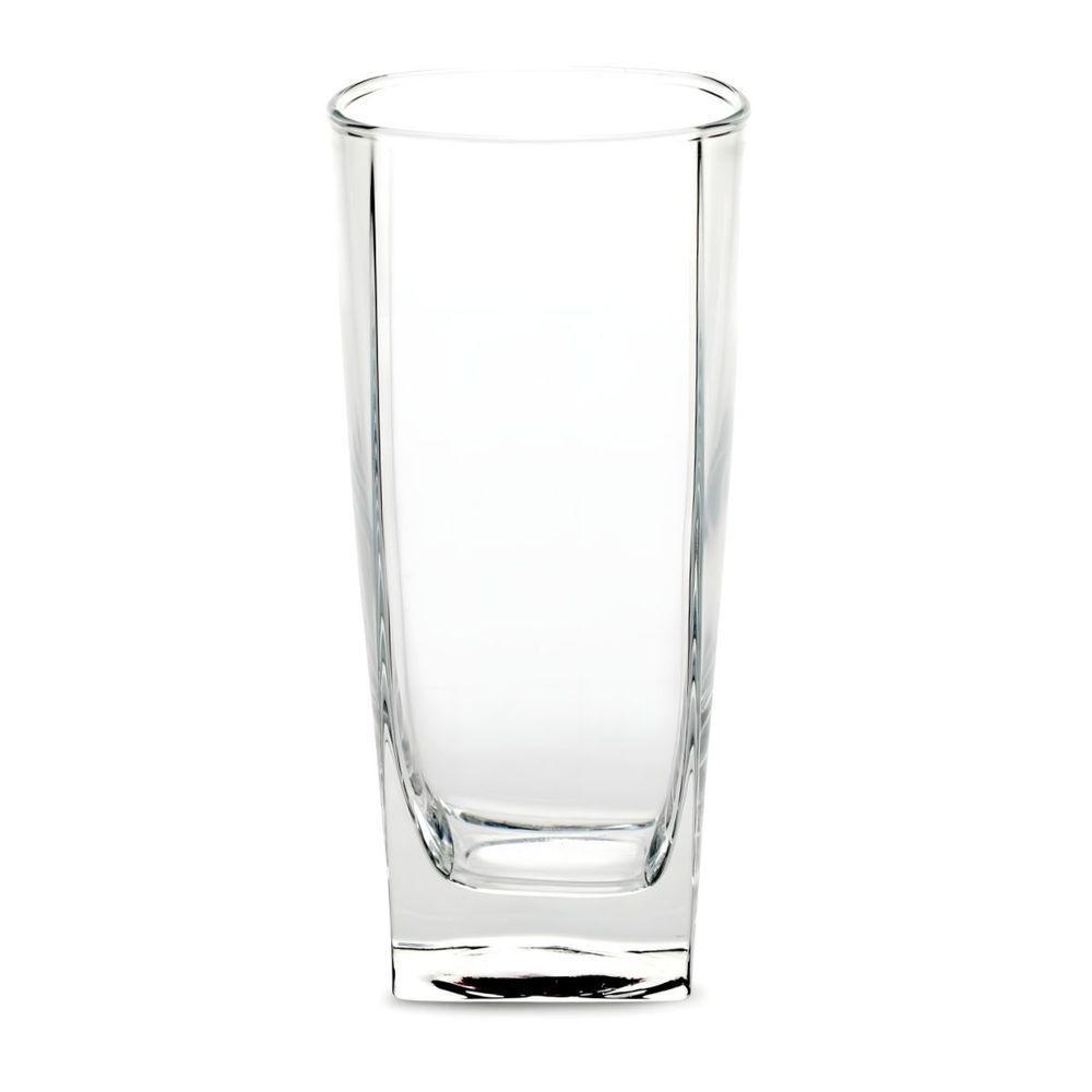 Jogo 6 Copos Quadrado Texas Vidro 320ml - Elegância e Versatilidade - 3