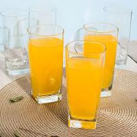 Jogo 6 Copos Quadrado Texas Vidro 320ml - Elegância e Versatilidade - 5