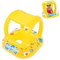 Boia Inflável Com Cobertura E Assento Para Bebê - Proteção Total - 1