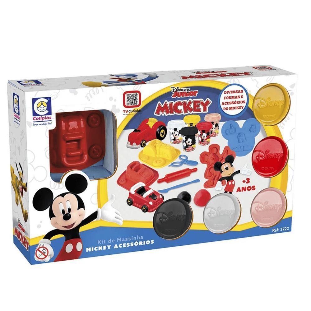 Kit Massinha De Modelar Acessórios Do Mickey - Cotiplas - 1