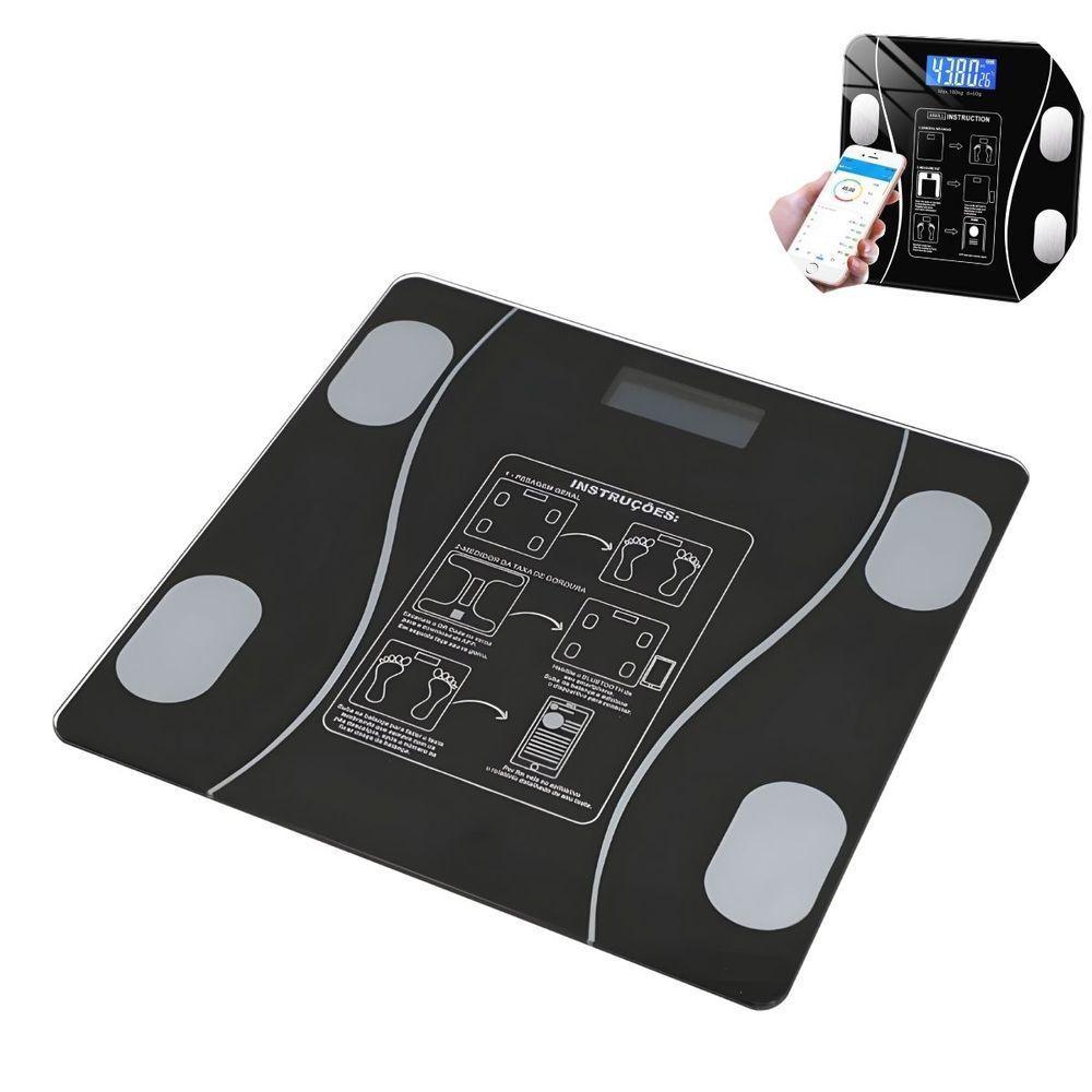 Balança Digital Com Bioimpedância Bluetooth - Alta Precisão - 1