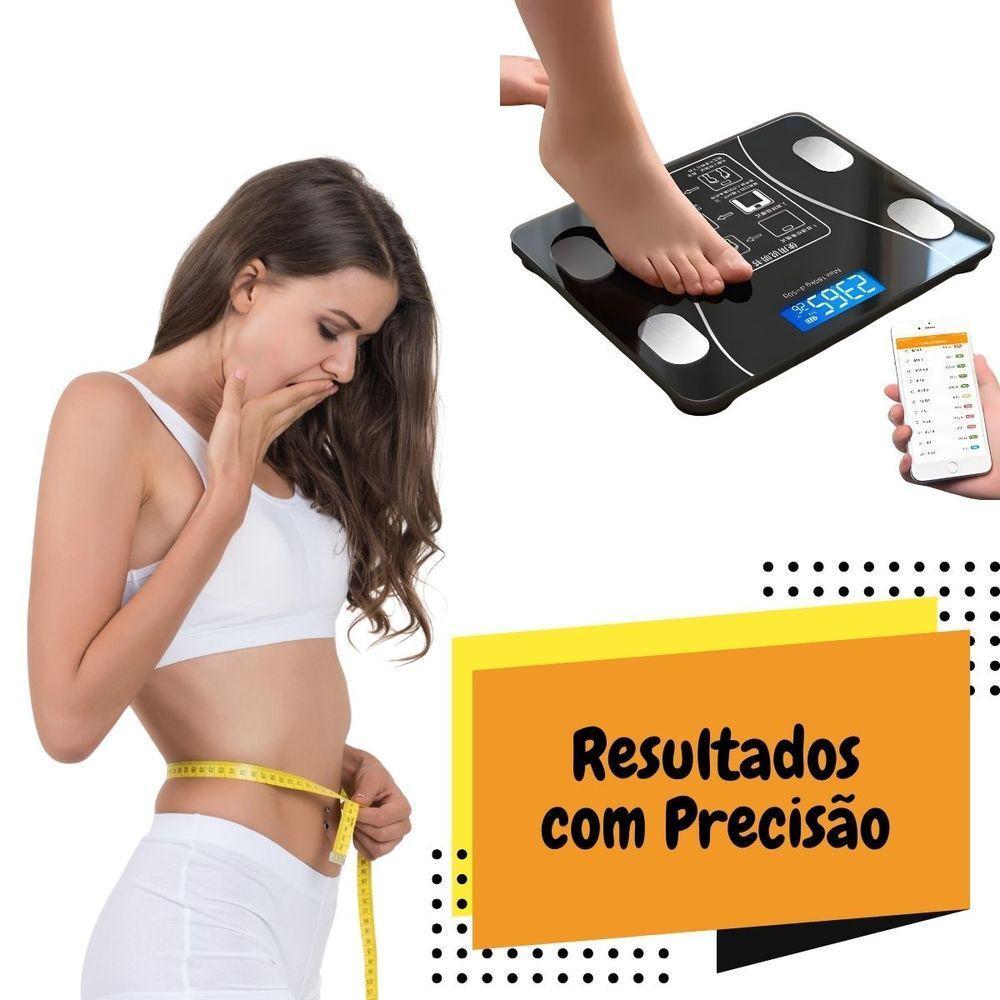 Balança Digital Com Bioimpedância Bluetooth - Alta Precisão - 4