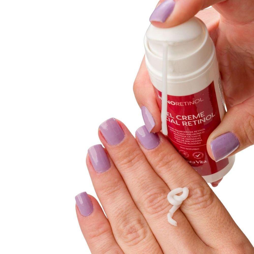 Gel Creme Facial Com Retinol 30g Kuanta Vita Anti-idade e Renovação Celular - 3