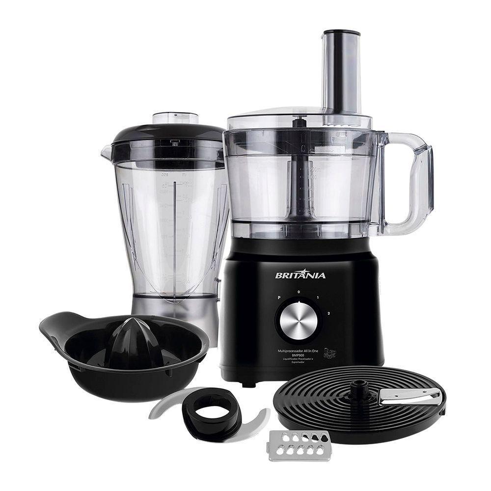 Multiprocessador De Alimentos Britânia All In One Bmp900p Preto 127v - 1