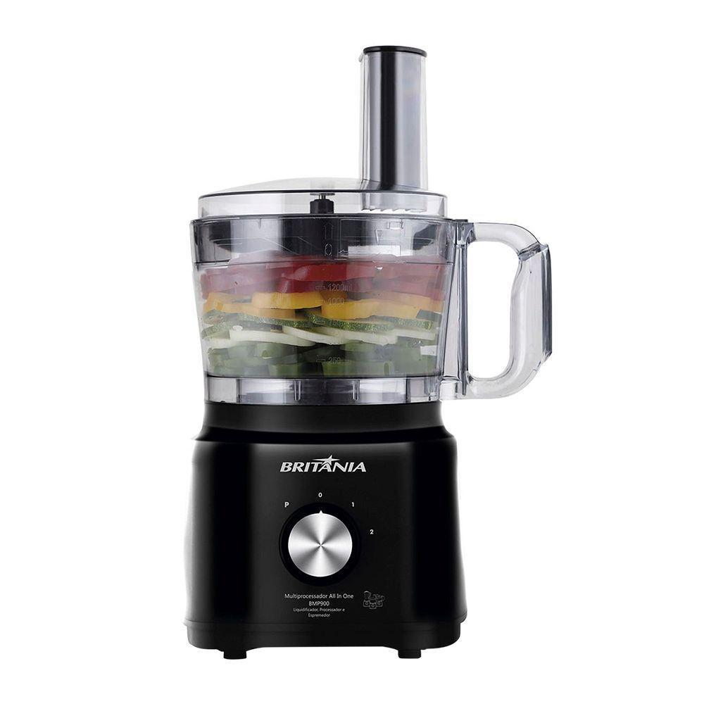 Multiprocessador De Alimentos Britânia All In One Bmp900p Preto 127v - 3