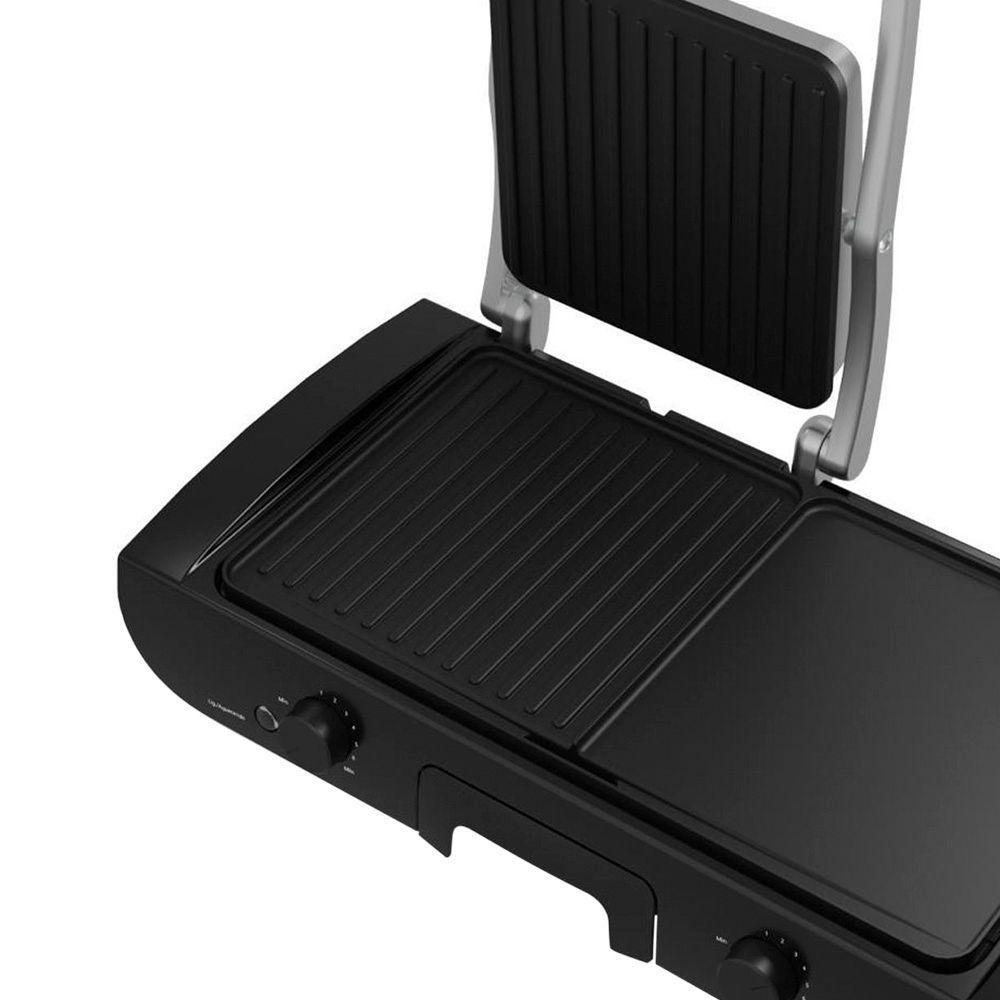 Grill Philco Pgr31 2 Em 1 Inox - Preto 127v - 4