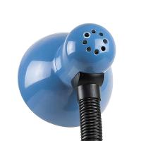 Luminária Articulada Azul Com Garra Presilha Bivolt E27 Para Escritório E Estudo - 4