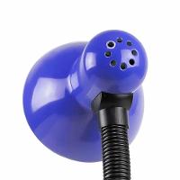 Luminária Articulada Azul Escuro Com Garra Presilha Bivolt E27 Para Escritório E Estudo - 5