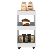 Armário Multiuso Para Cozinha Com Rodízios L03 Seul - Mpozenato Preto - 1