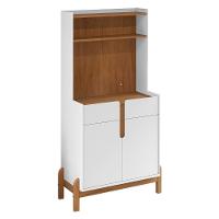 Armário Multiuso Cantinho Do Café Nay C14 Branco-cedro - Mpozenato - 8