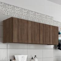 Armário Aéreo Multiuso Lavanderia 118cm Monna Freijó Z34 - Mpozenato - 2