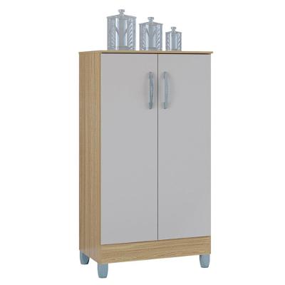 Armário Multiuso 60cm 2 Portas Tami P11 Damasco-off White - Mpozenato