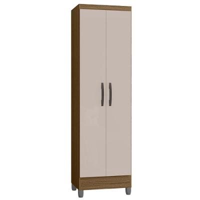 Armário Multiuso 52cm 2 Portas Muniz P11 Castanho-off White - Mpozenato