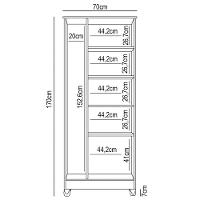 Armário Multiuso Lavanderia 2 Portas Mali M07 Branco - Mpozenato