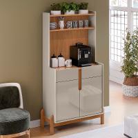 Armário Multiuso Cantinho Do Café Nay C14 Off White-cedro - Mpozenato - 2