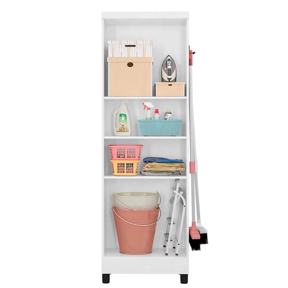 Armário Multiuso 02 Portas Linus Branco - Qmovi - 3