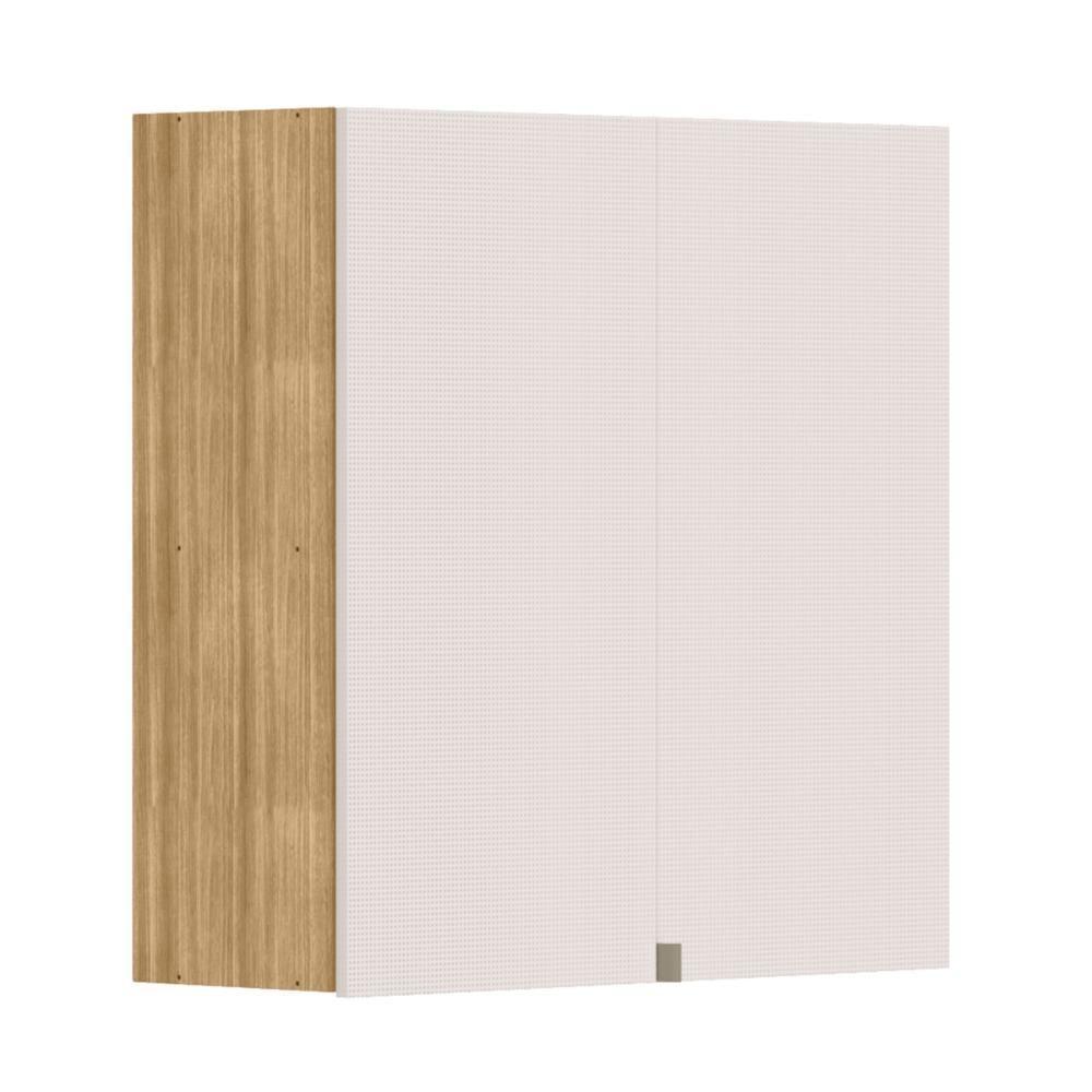 Armario De Cozinha Suspenso Art 80 Cm Com 2 Portas Freijó Soft - 1