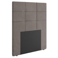 Cabeceira Cama Box Solteiro 90cm Esmeralda Veludo J02 Bege - Mpozenato - 1