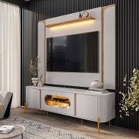 Conjunto De Painel Maresias Com Rack Juquehy Para Tv Até 75 Off White Cinamomo - 3