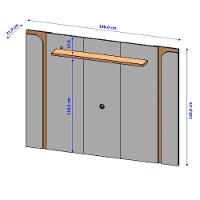 Conjunto De Painel Maresias Com Rack Juquehy Para Tv Até 75 Off White Cinamomo - 5