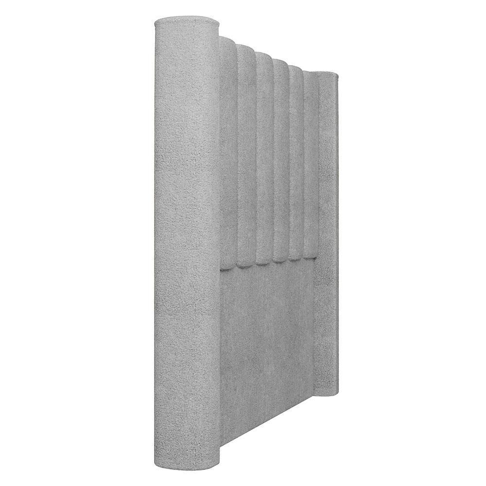 Cabeceira Casal Queen Cama Box 160cm Claire I02 Bouclê Cinza - Mpozenato - 7