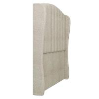 Cabeceira Casal Queen Cama Box 160cm Glenda I02 Bouclê Bege - Mpozenato - 5