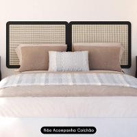 Cabeceira Cama Casal E Queen Arlo A10 Palinha Nero - Mpozenato - 7